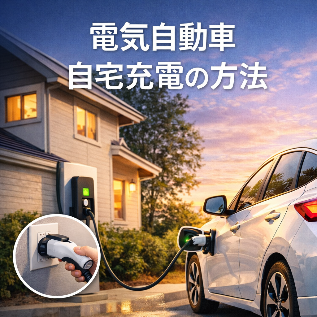 電気自動車　自宅充電解説
