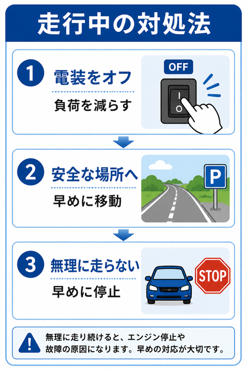 走行中の対処
