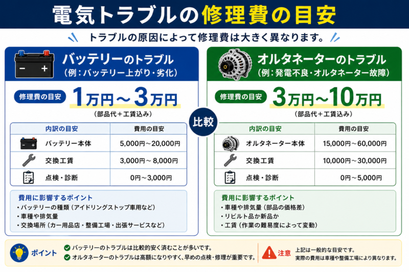 修理費の目安
