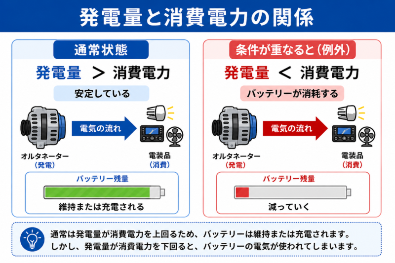 発電量と消費電力